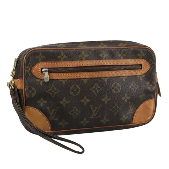 LOUIS VUITTON Monogram Marly Dragonne GM Clutch Bag - Picture 2 of 16